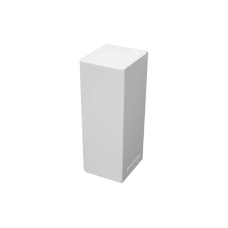 Buss General Partner Co Ltd Baseboarders Basic Series Steel Easy Slip-on Baseboard Heater Cover Right Side Endcap, White EC004-RT-WHT